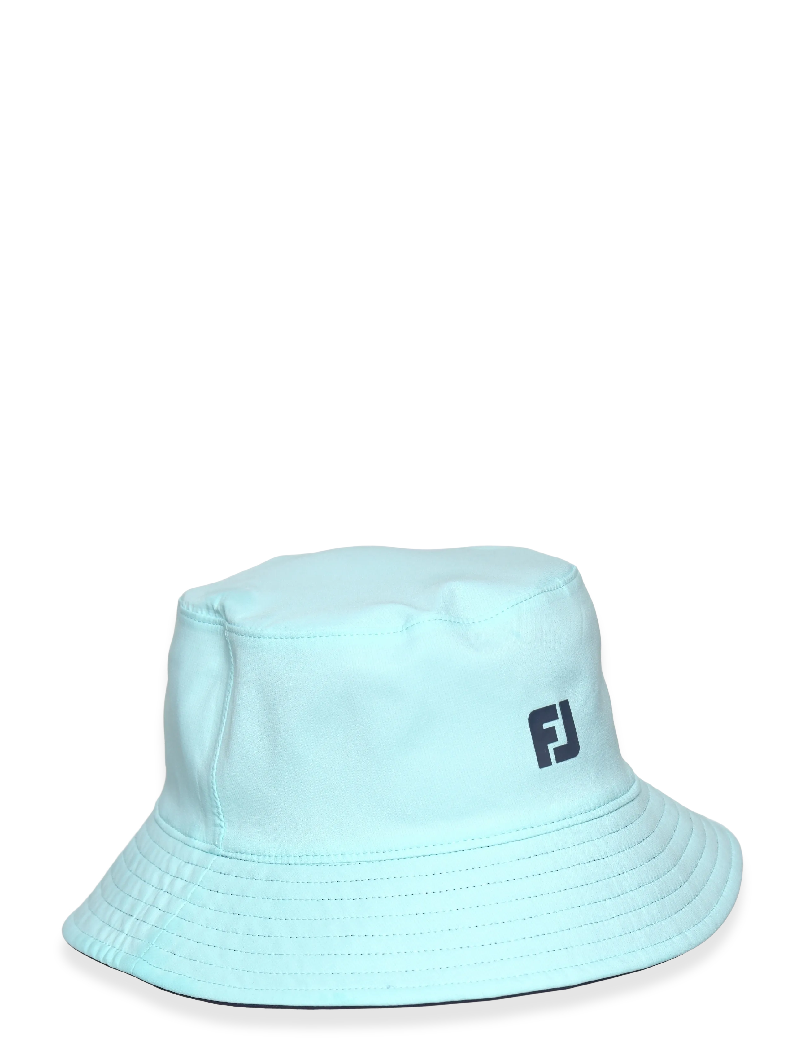 FootJoy - WN REVERSIBLE BUCKET HAT - hats - navy / lt aqua - 3