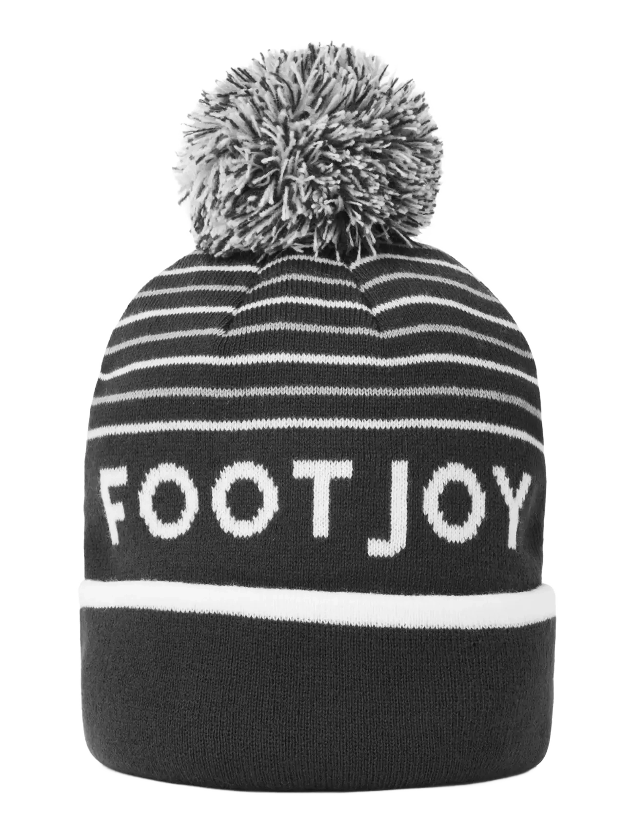 FootJoy FJ STRIPED BOBBLE - Accessories - CHARCOAL / GREY / WHITE / black
