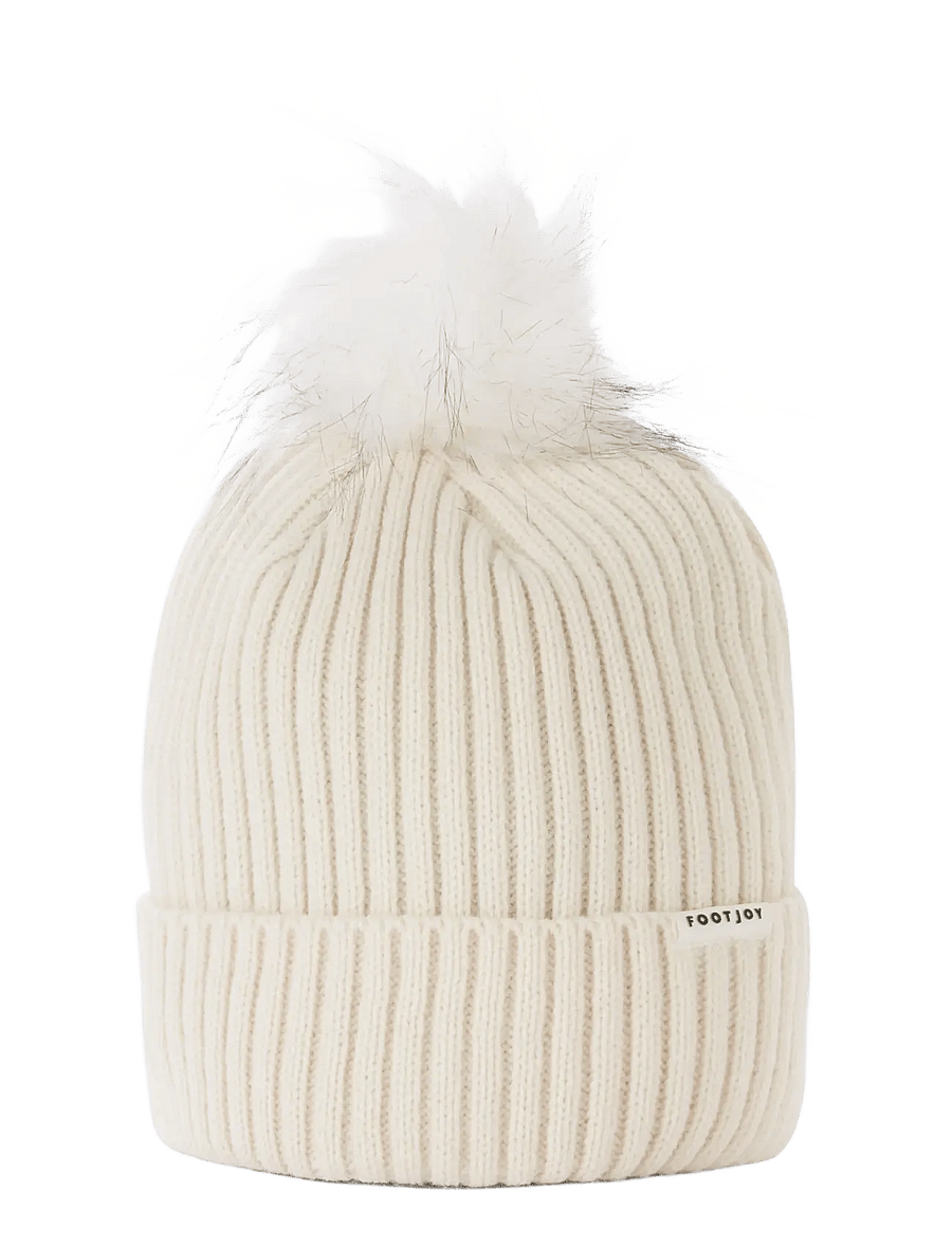 FootJoy - FJ WOMEN'S BOBBLE HAT - beanies - stone - 1
