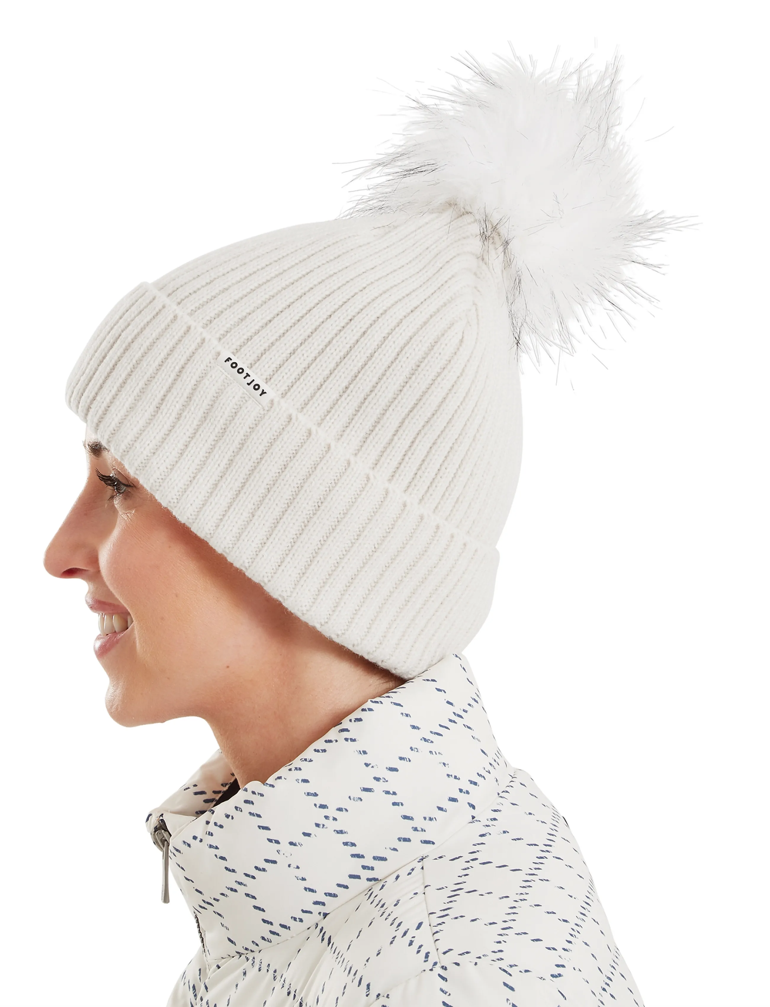 FootJoy - FJ WOMEN'S BOBBLE HAT - beanies - stone - 3