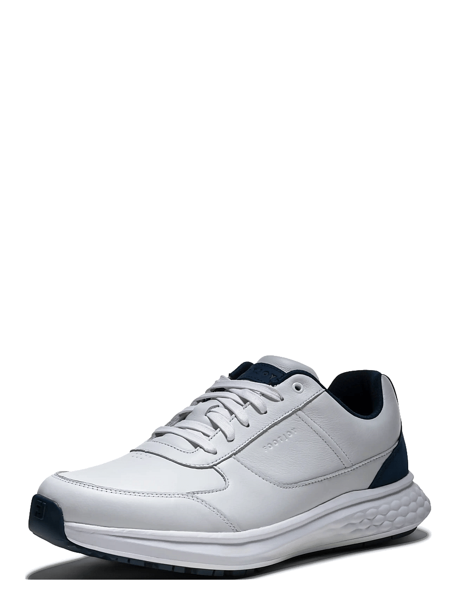 FootJoy - FJ HAMPTON - golfschuhe - white/navy - 3