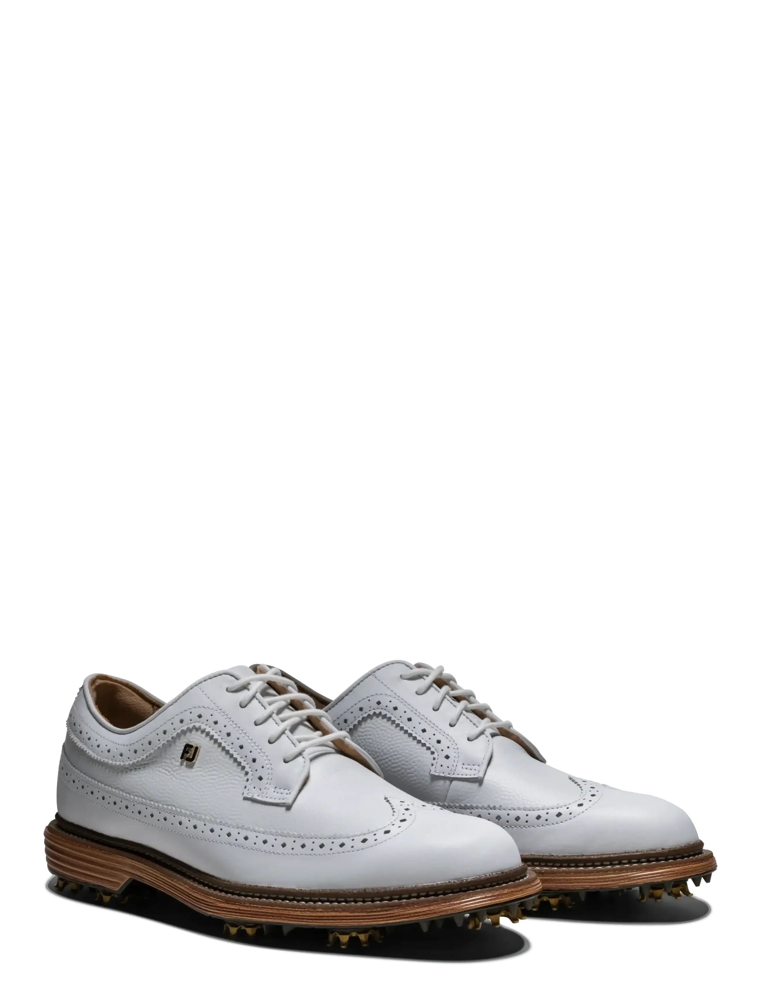 FootJoy PREMIERE SERIES MARQUIS - Golfa apavi - WHITE/WHITE/BROWN / white