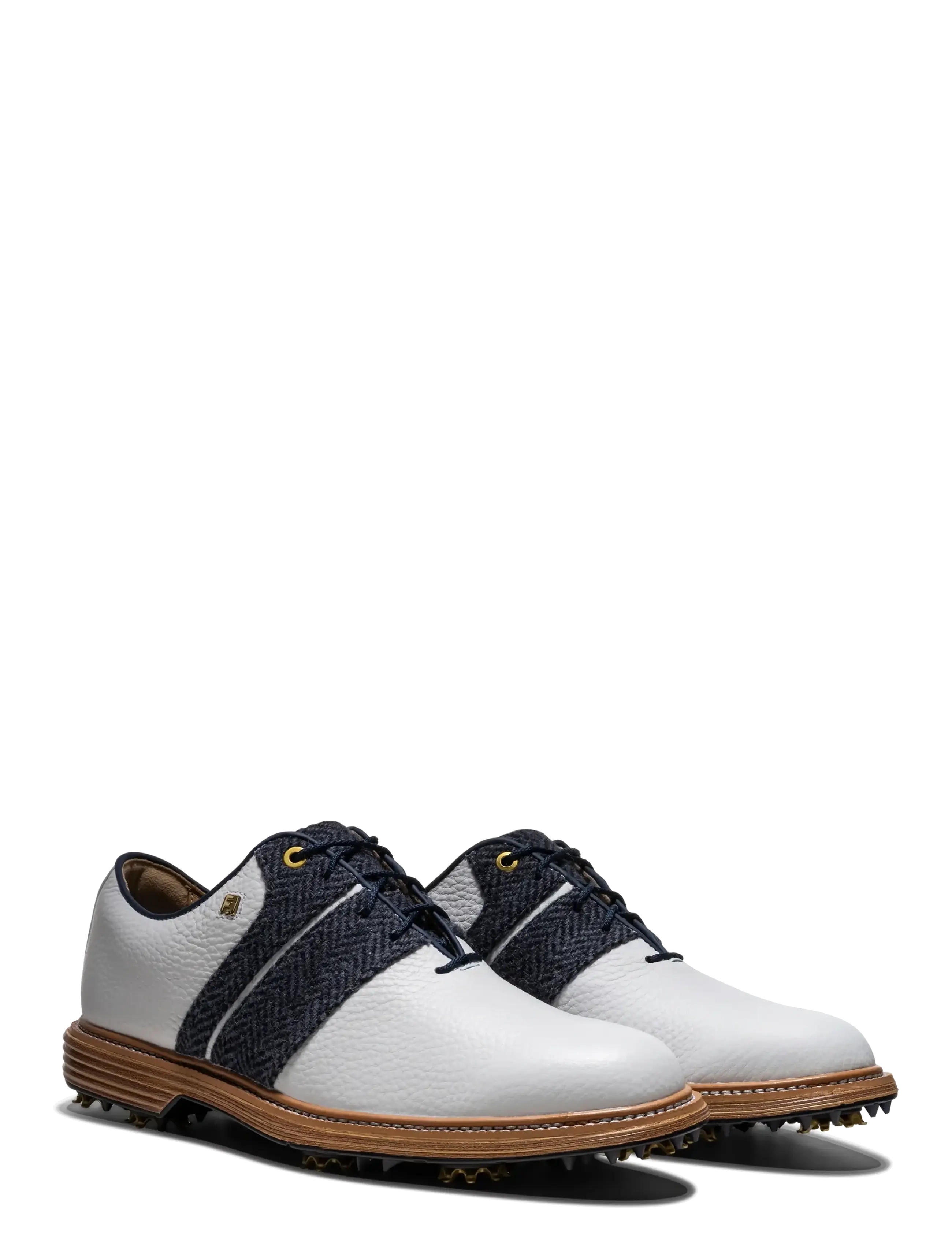 FootJoy Premiere Series Harris Tweed, Mænd, Tweed Golfsko, Hvid, Str: 44.5