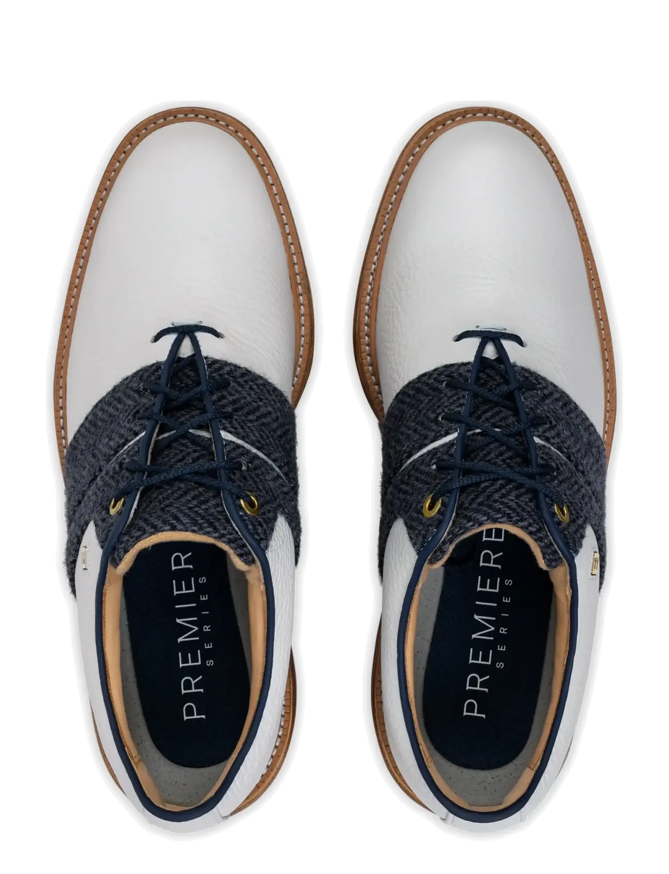 FootJoy - PREMIERE SERIES - HARRIS TWEED - golfschuhe - white/navy - 4
