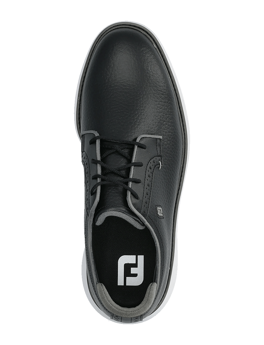 FootJoy - FJ TRADITIONS SPIKELESS - golfskor - black/grey/white - 3