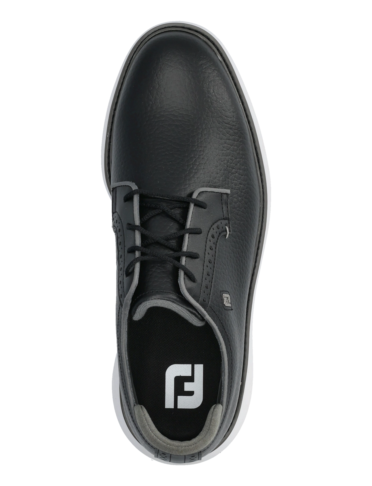 FootJoy - FJ TRADITIONS SPIKELESS - golfschuhe - black/grey/white - 3