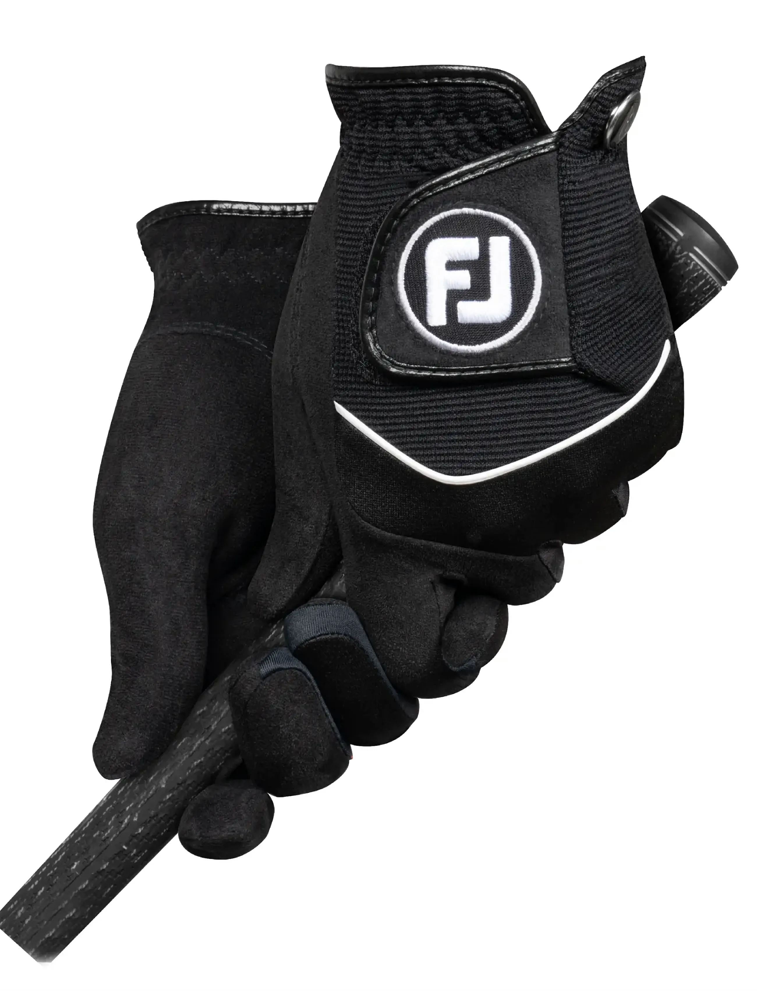 FootJoy Raingrip, REGULAR RIGHT, Sport Gloves, Schwarz - Finger Männerswear