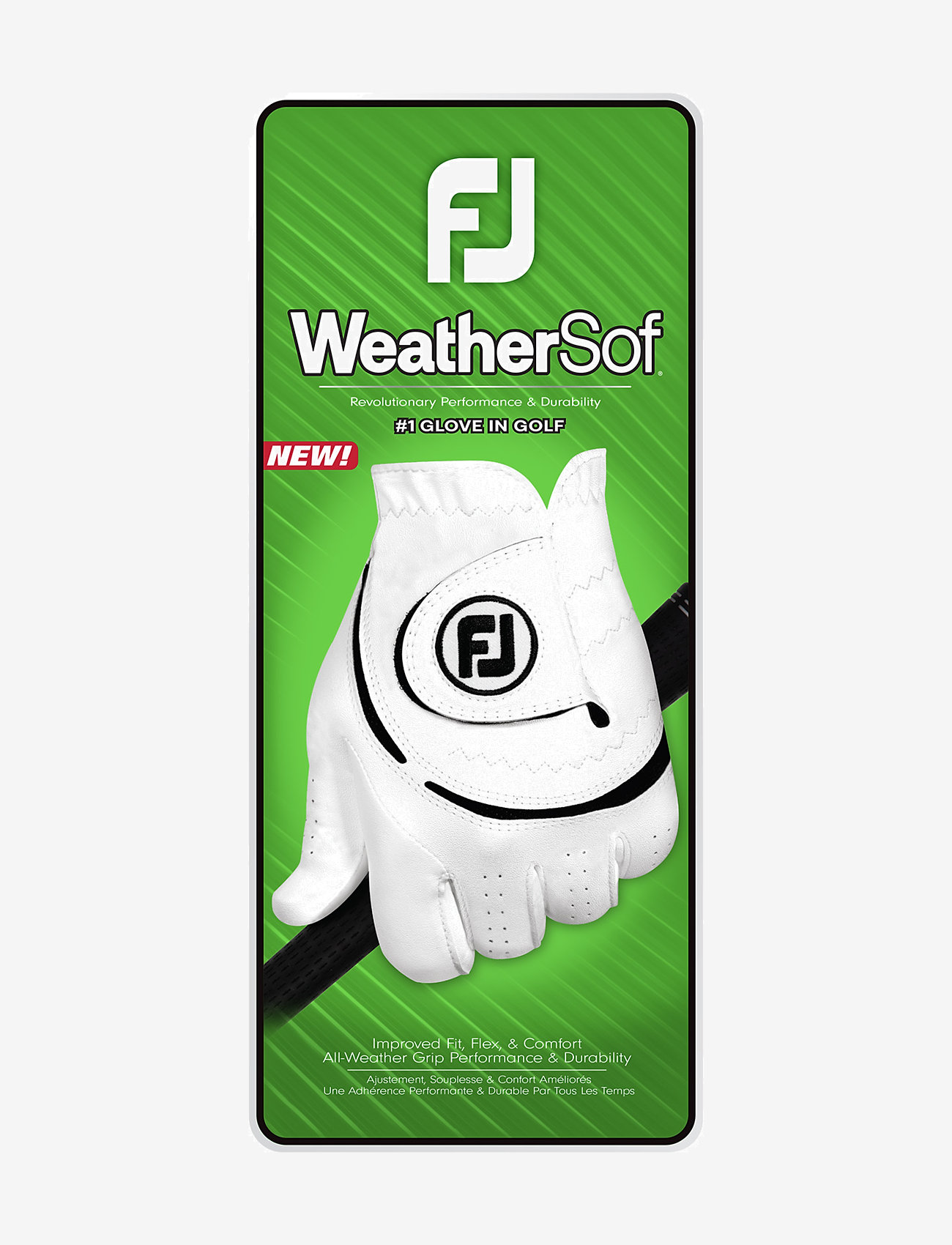 FootJoy - WeatherSof - golfhandsker - white - 2