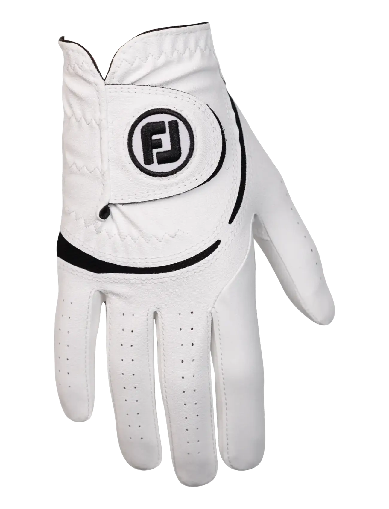 FootJoy Weathersof, L, White, Sport Gloves > Sport Finger Gloves, Herre