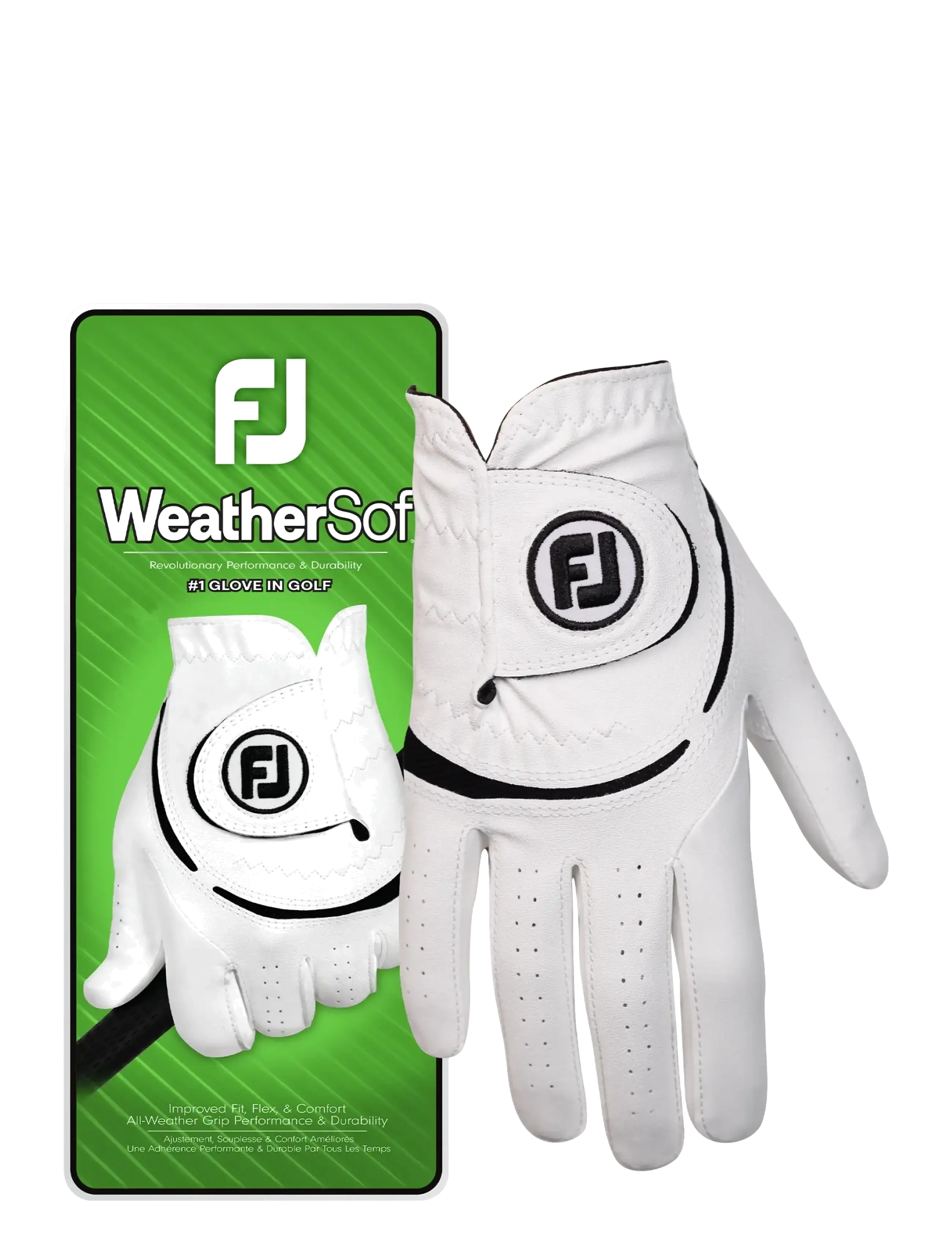 FootJoy - WeatherSof - fingervantar - white - 1