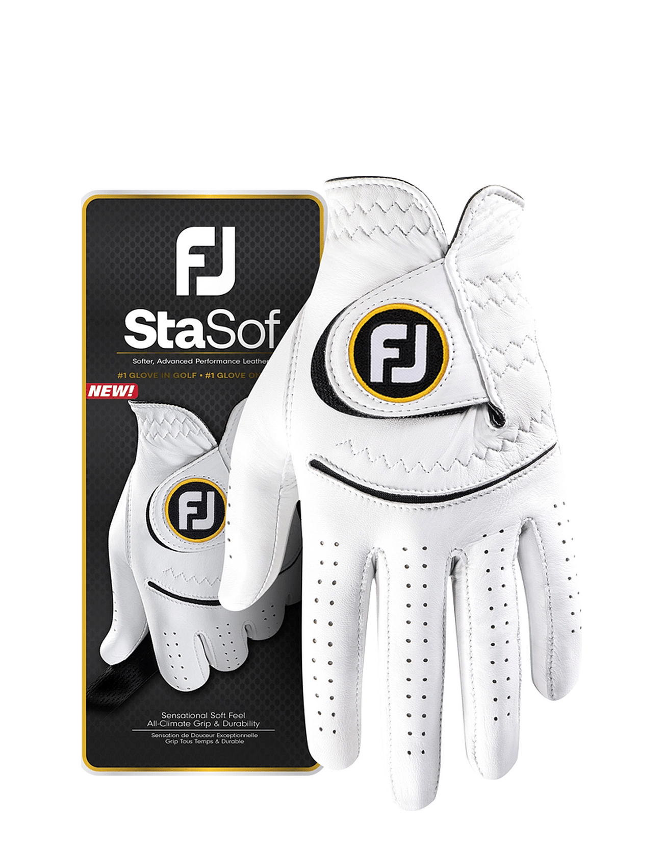 Bilde av Footjoy StaSof - 23 MLH, golfhanske venstre herre PEARL