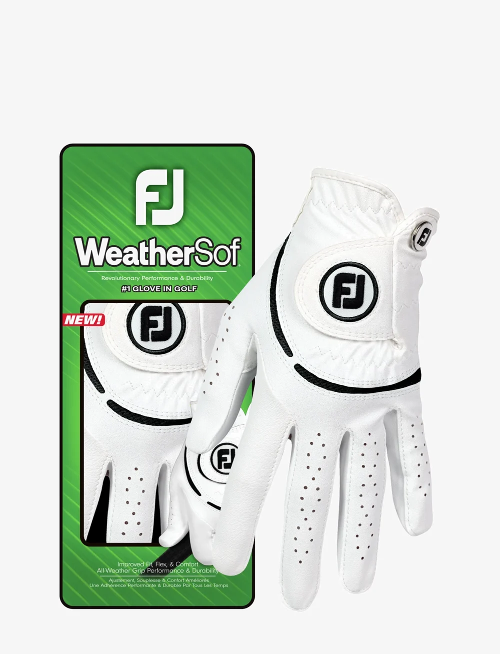 FootJoy - WeatherSof/LEFT - golfhandschuhe - white - 0