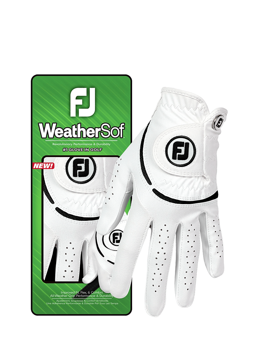 FootJoy - WeatherSof - golfhandsker - white - 0