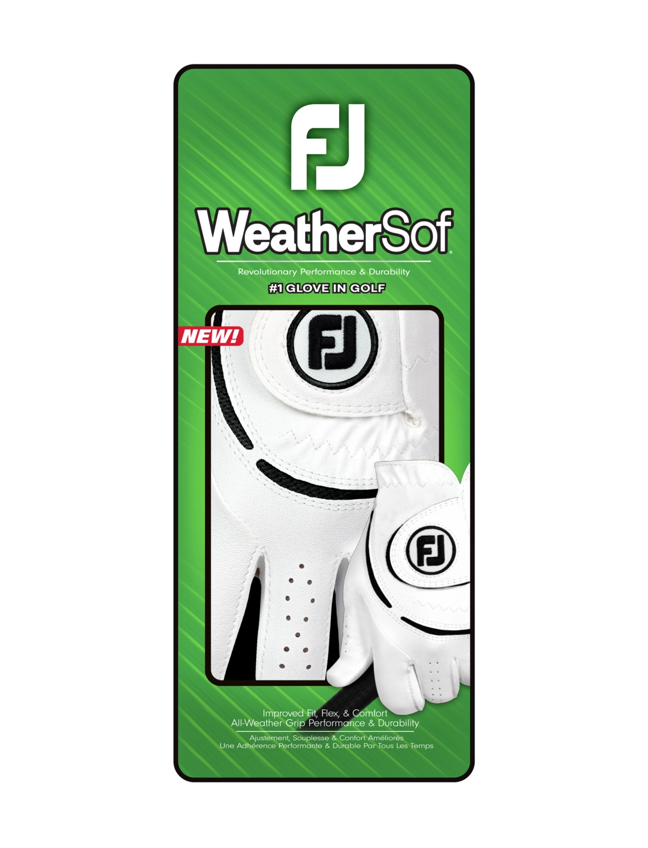 FootJoy - WeatherSof - golfhandsker - white - 3