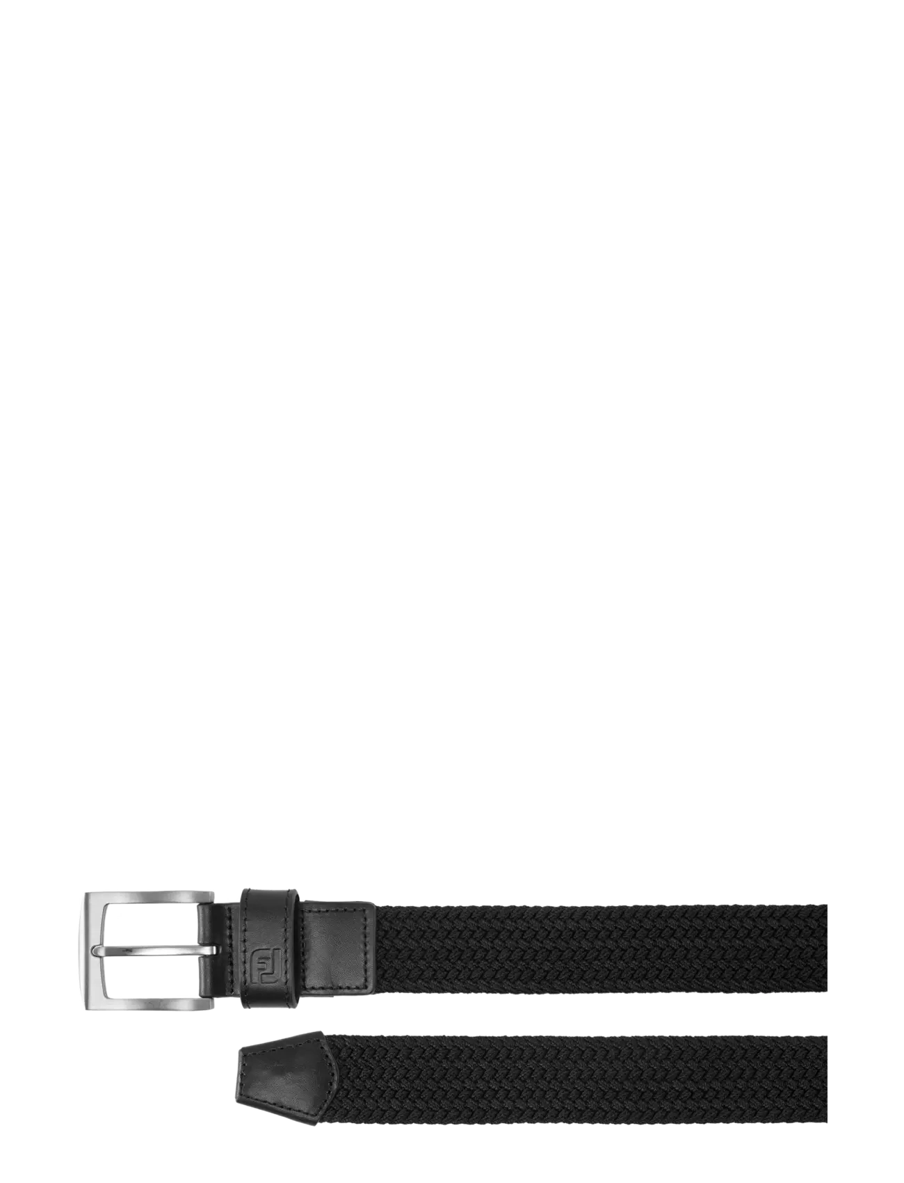 FootJoy Fj Braided Belt, 90, Black, Sport Accessories > Sport Belts, Herre