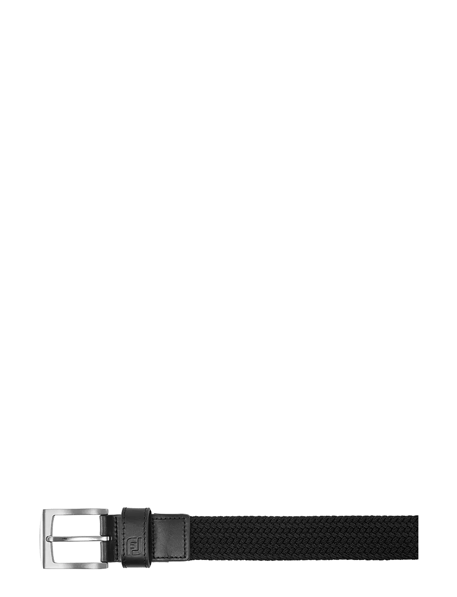 FootJoy - FJ BRAIDED BELT - aksessuaarid - black - 1