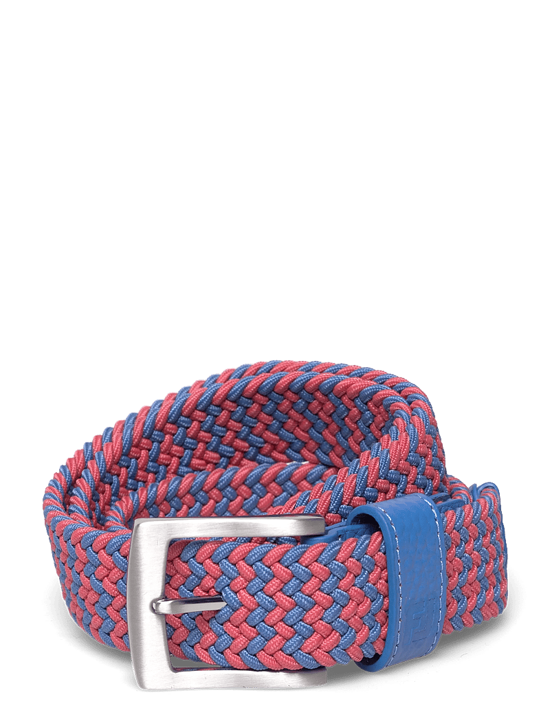 FootJoy - FJ BRAIDED BELT - accessoires - coastal blue / nantucket red - 1