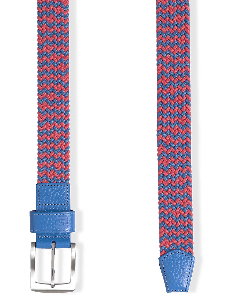 FootJoy - FJ BRAIDED BELT - accessoires - coastal blue / nantucket red - 2