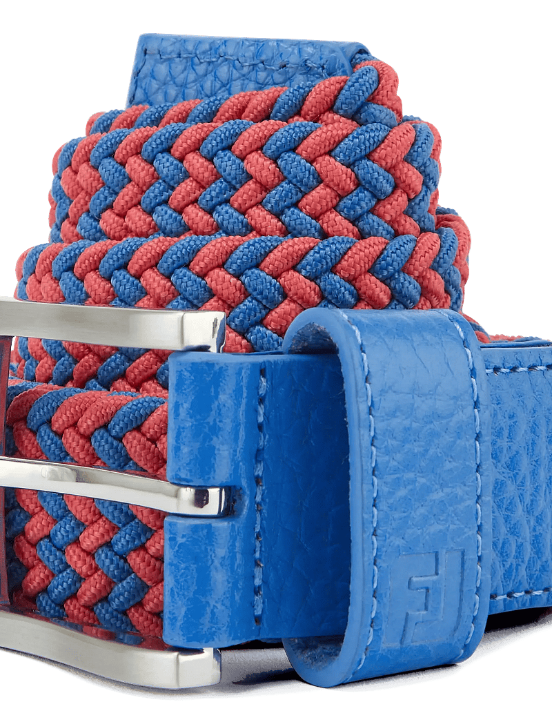 FootJoy - FJ BRAIDED BELT - accessoires - coastal blue / nantucket red - 3