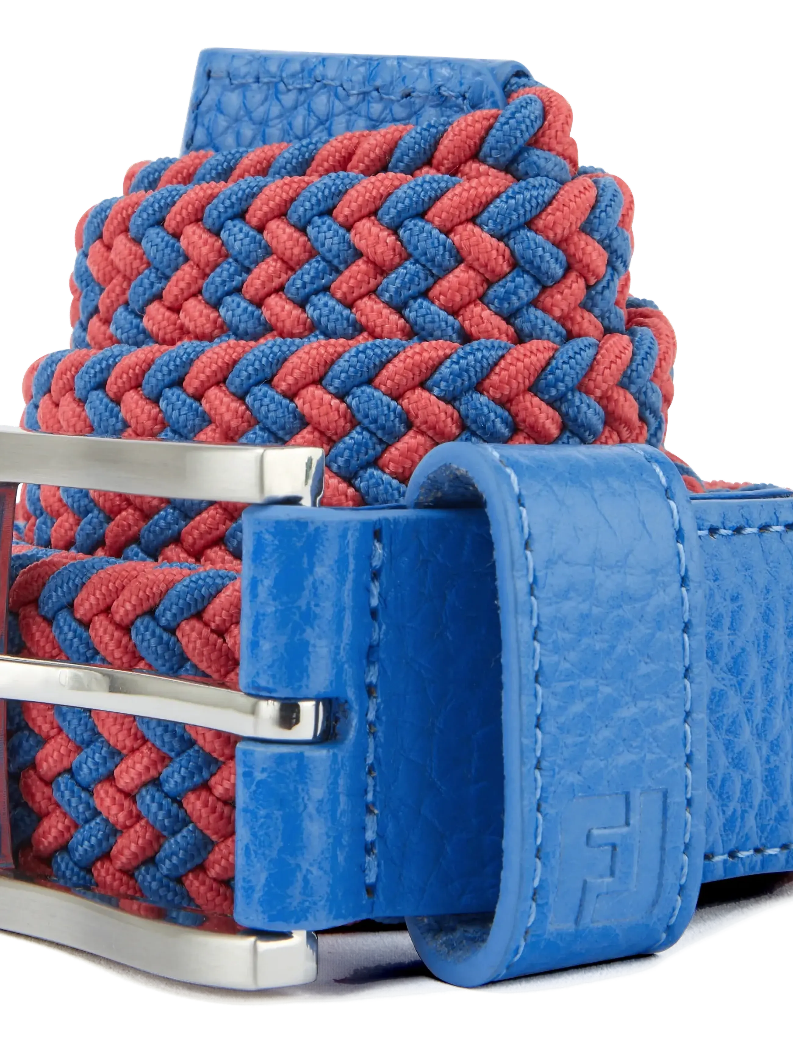 FootJoy - FJ BRAIDED BELT - accessories - coastal blue / nantucket red - 3