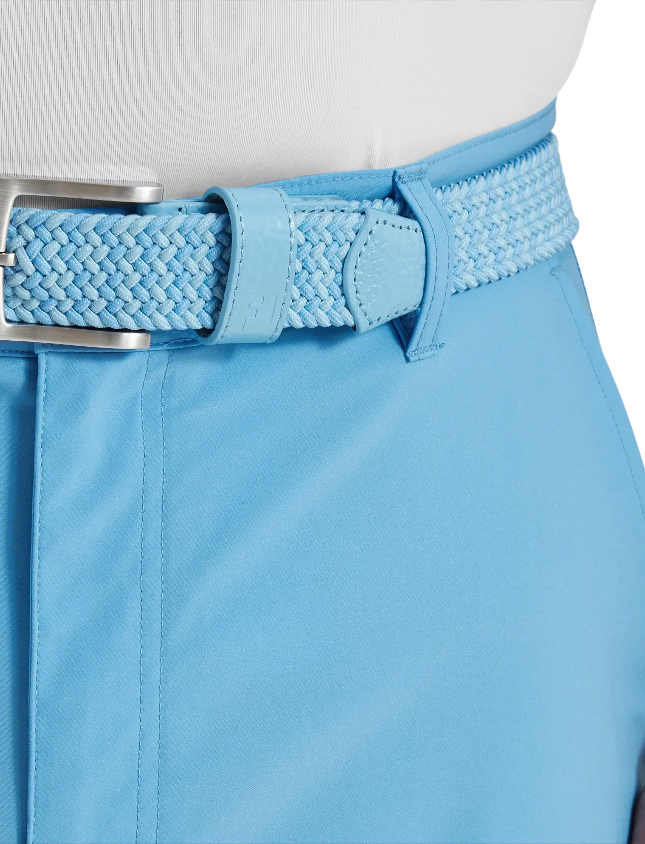 FootJoy Fj Braided Belt, 90, Blue, Sport Accessories > Sport Belts, Herre