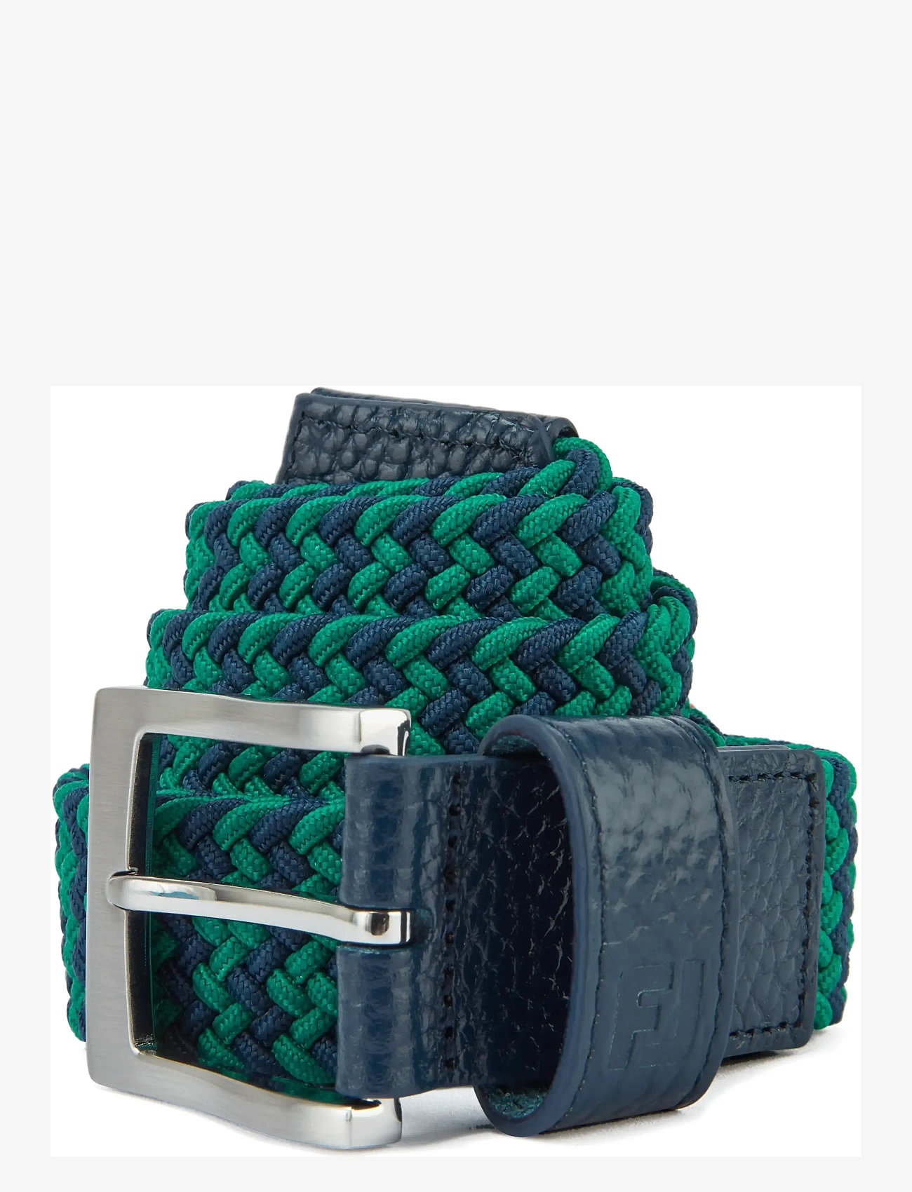FootJoy - FJ BRAIDED BELT - aksesuāri - navy / field green - 2