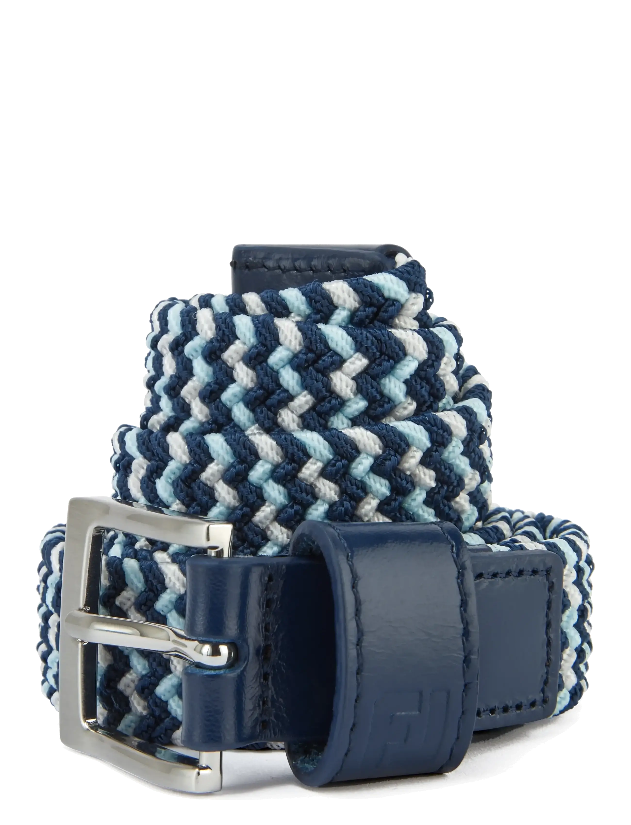 FootJoy - FJ WN  BRAIDED BELT - accessories - navy / lt aqua - 2