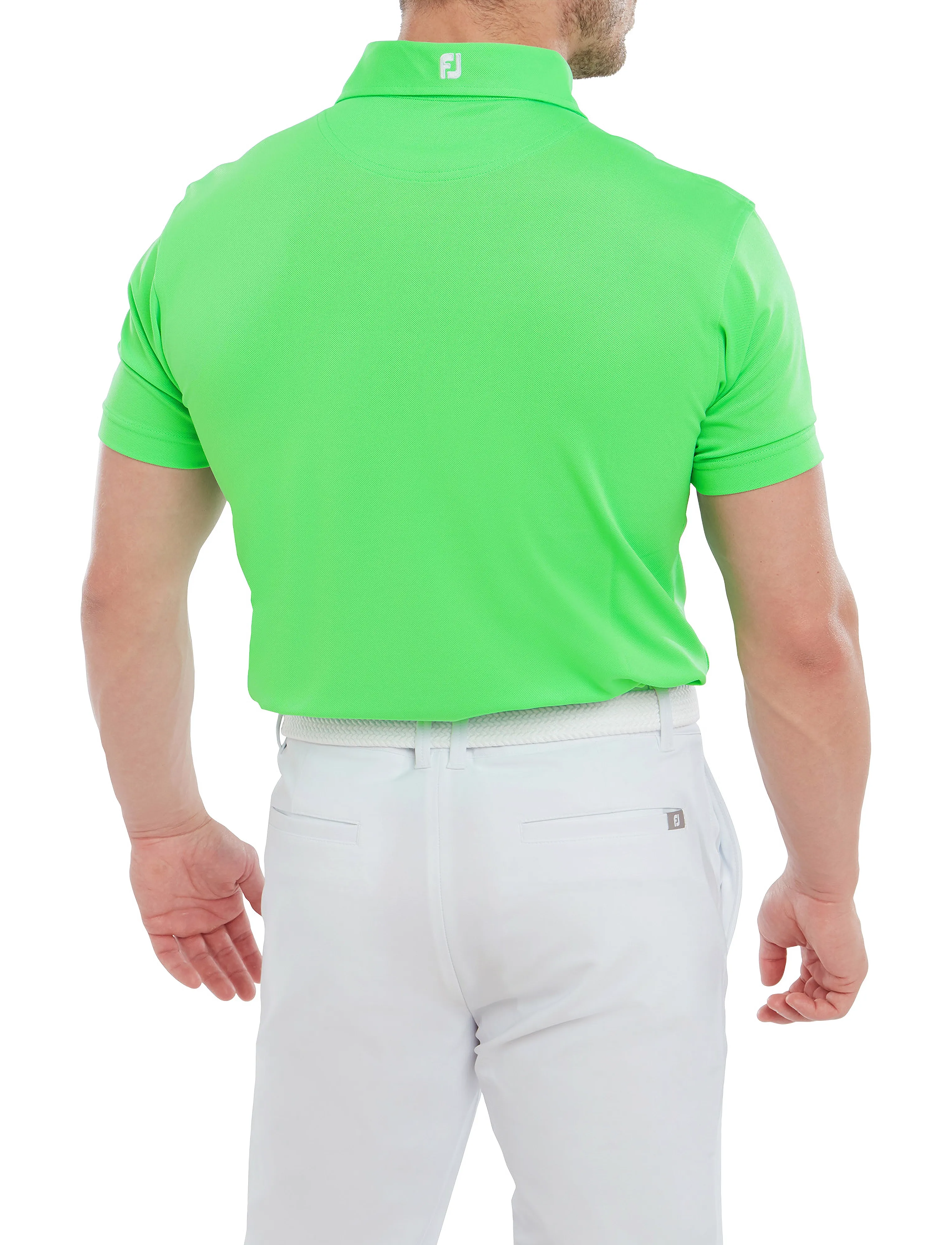 FootJoy - Stretch Pique Solid - polos - green - 3