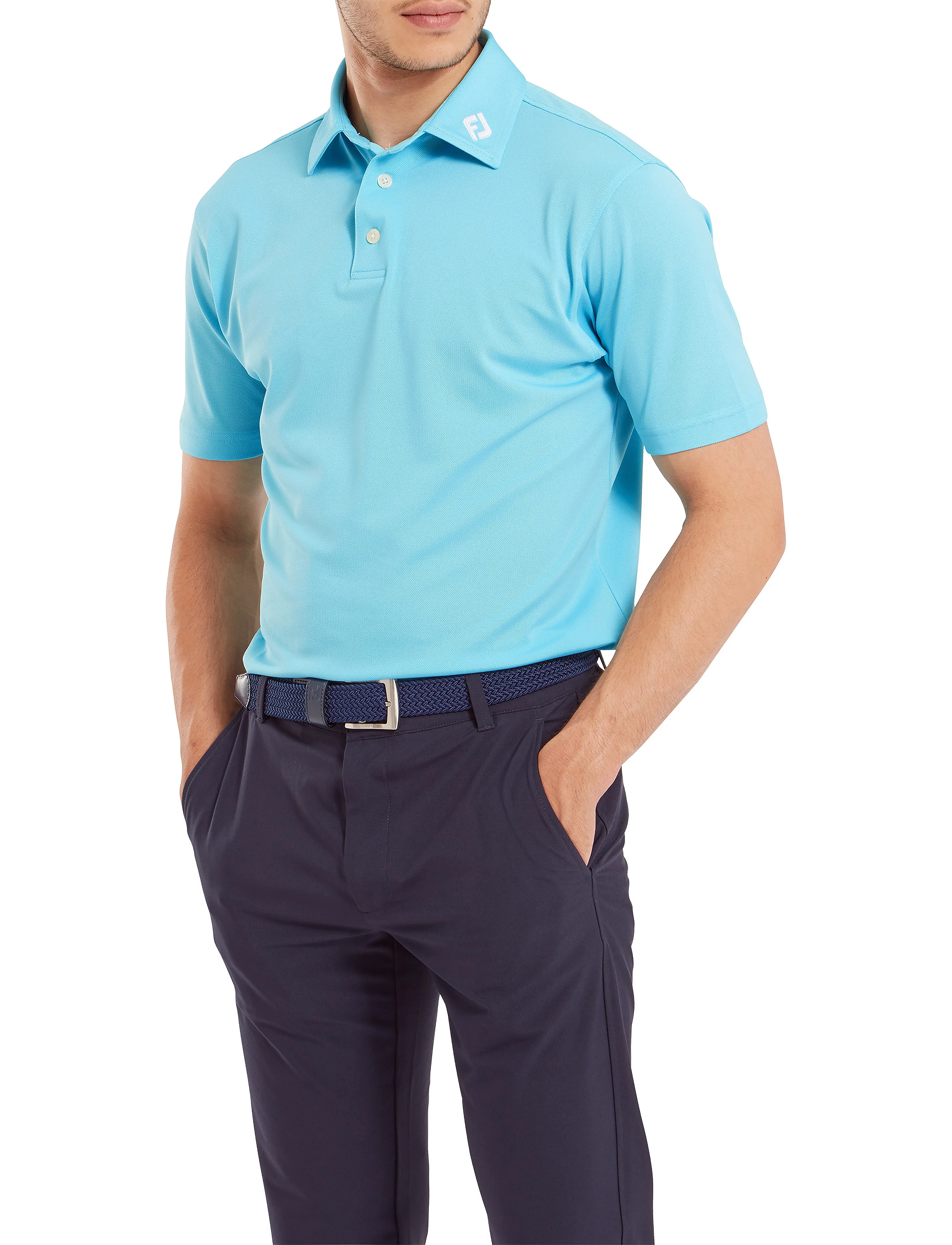 FootJoy - Stretch Pique Solid - alussärgid ja t-särgid - light blue - 0