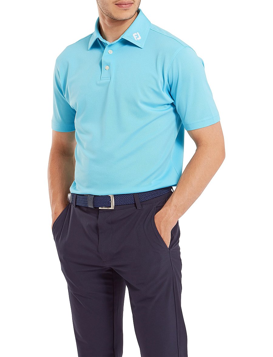 FootJoy - Stretch Pique Solid - alussärgid ja t-särgid - light blue - 0