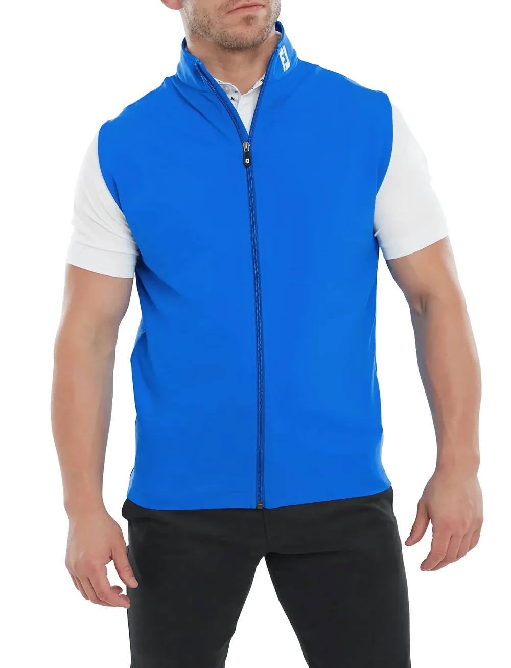 FootJoy - Full-Zip Knit Vest - outdoor - blue - 0