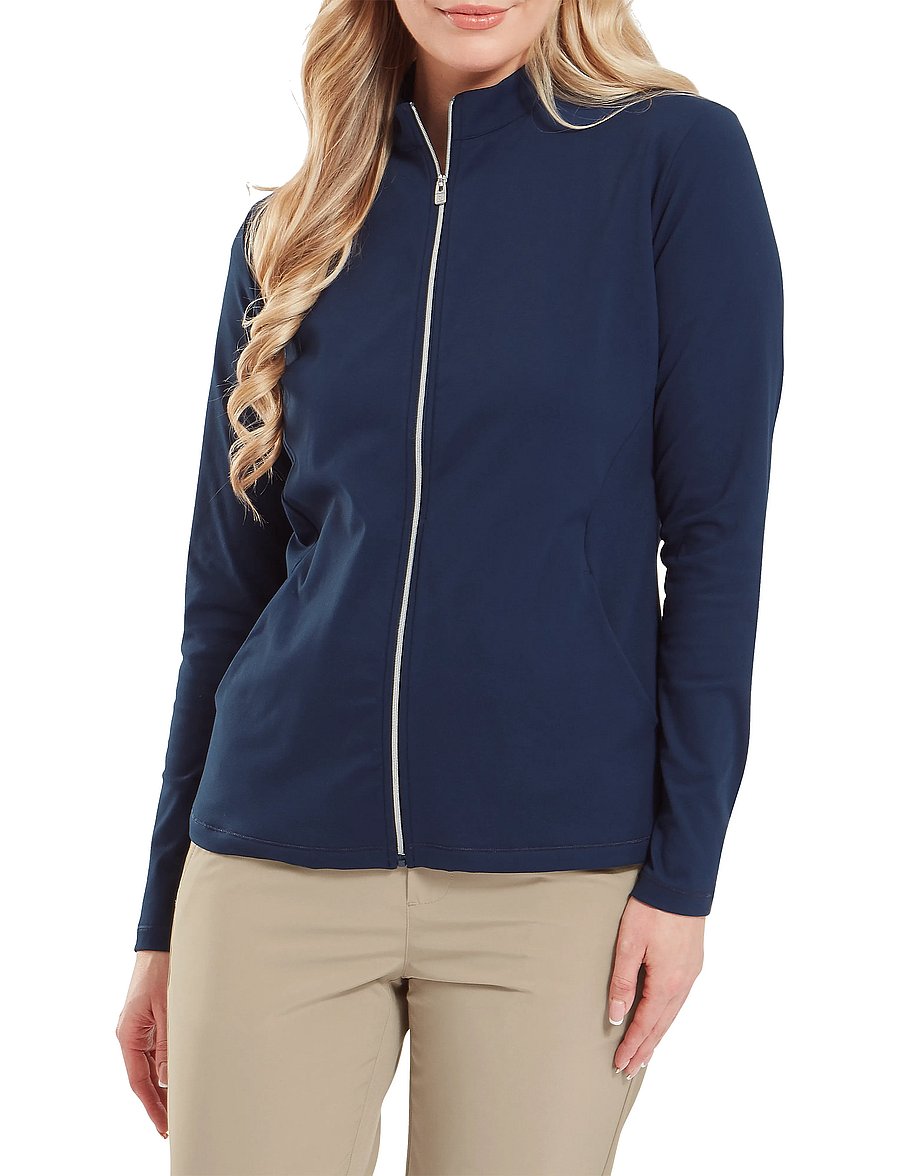 FootJoy - Full-Zip Wind Shirt - golf-jacken - navy - 0