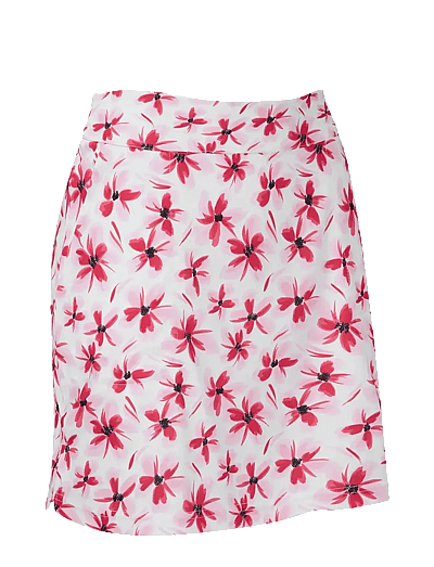 FootJoy Floral Print Knit Skort - Kleidung - PINK / white