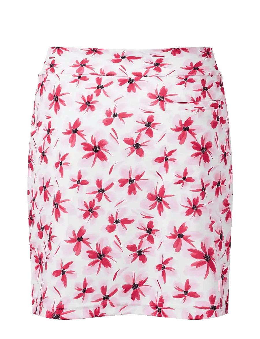 FootJoy - Floral Print Knit Skort - kjoler & nederdele - pink - 2
