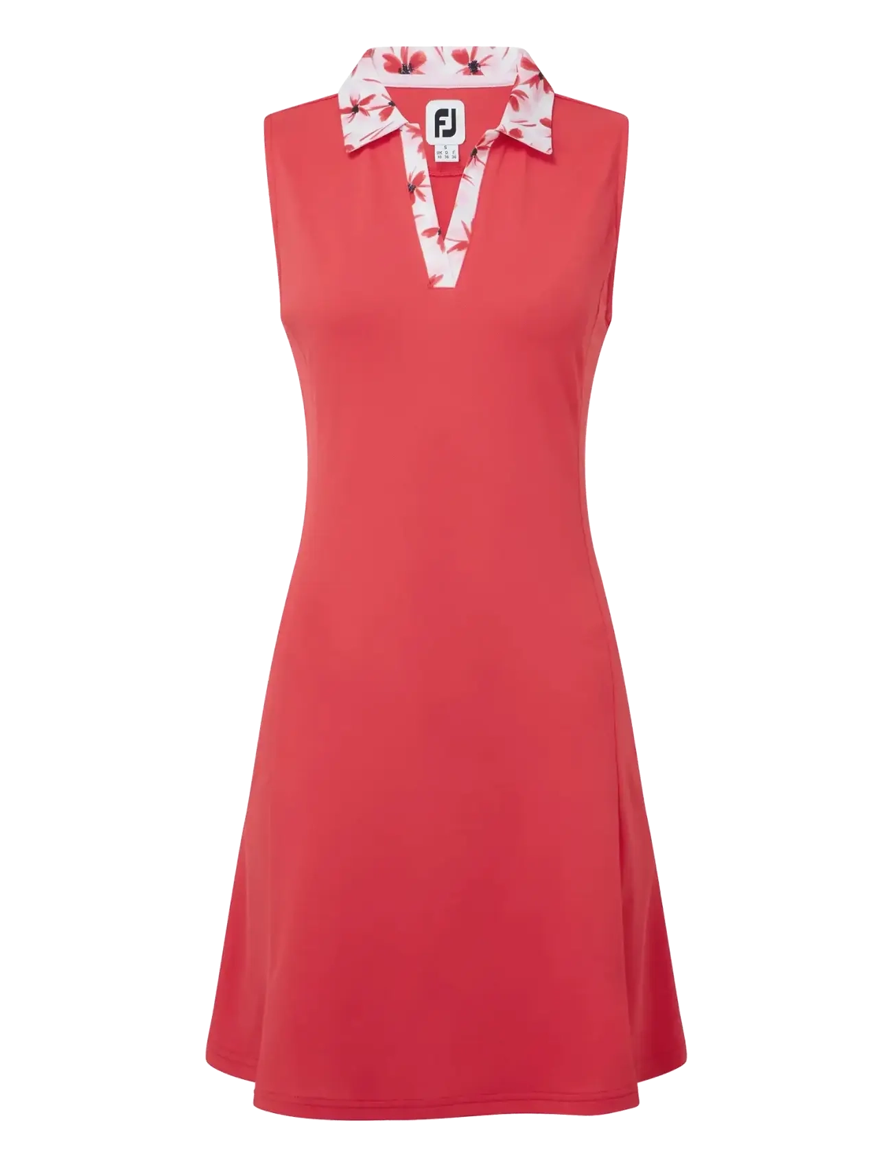 FOOTJOY Kleid With Floral Trim Pink - S - Damen