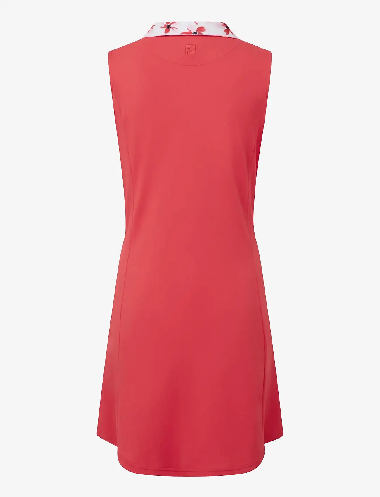 FootJoy - Dress with Floral Trim - kjoler & nederdele - red - 2