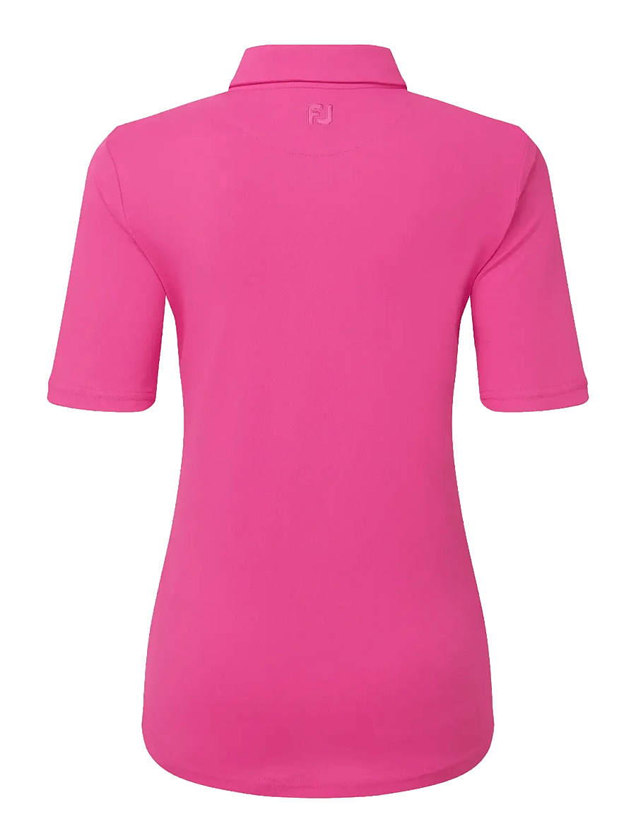 FootJoy - Half-Sleeve Solid - toppar & t-shirts - pink - 1