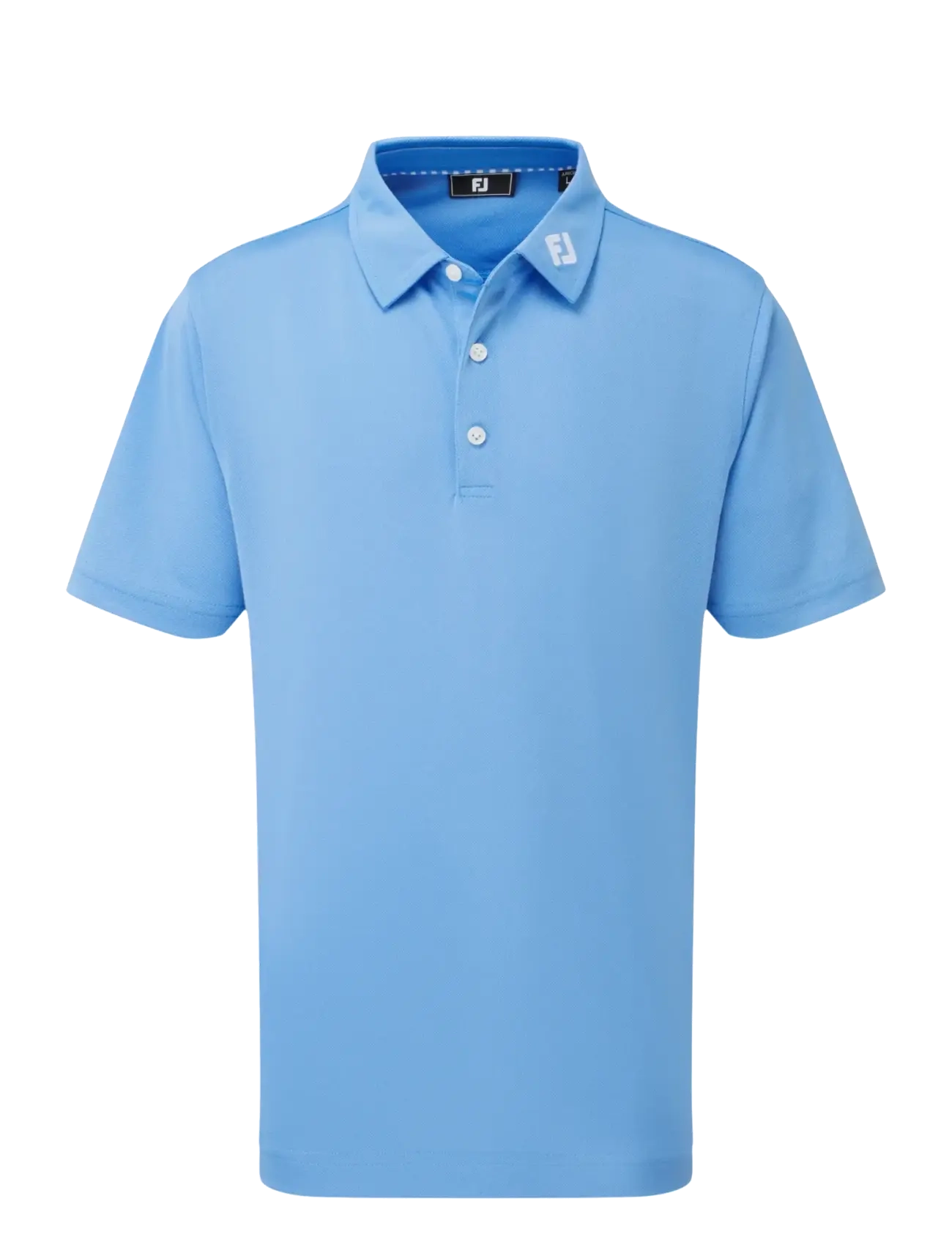 FOOTJOY Stretch Pique Solid Blau - S - Kinder
