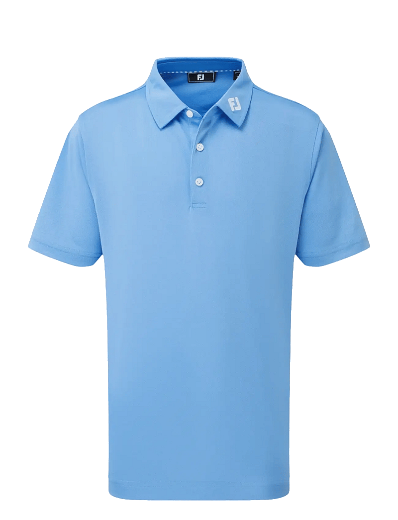 FootJoy - Stretch Pique Solid - kurzärmelig - light blue - 0
