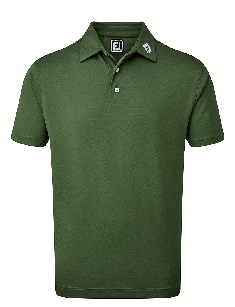 FootJoy - Stretch Pique Solid - oberteile & t-shirts - dark green - 1