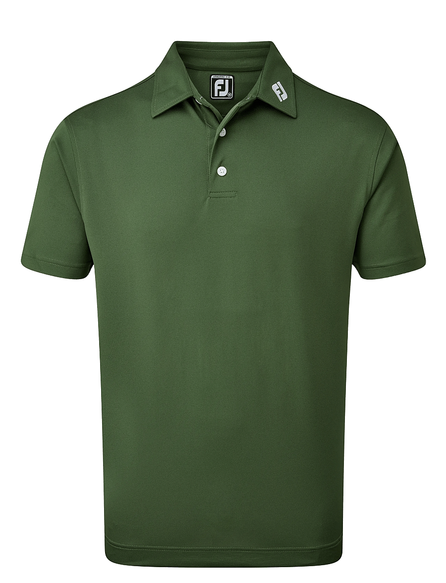 FootJoy - Stretch Pique Solid - oberteile & t-shirts - dark green - 1