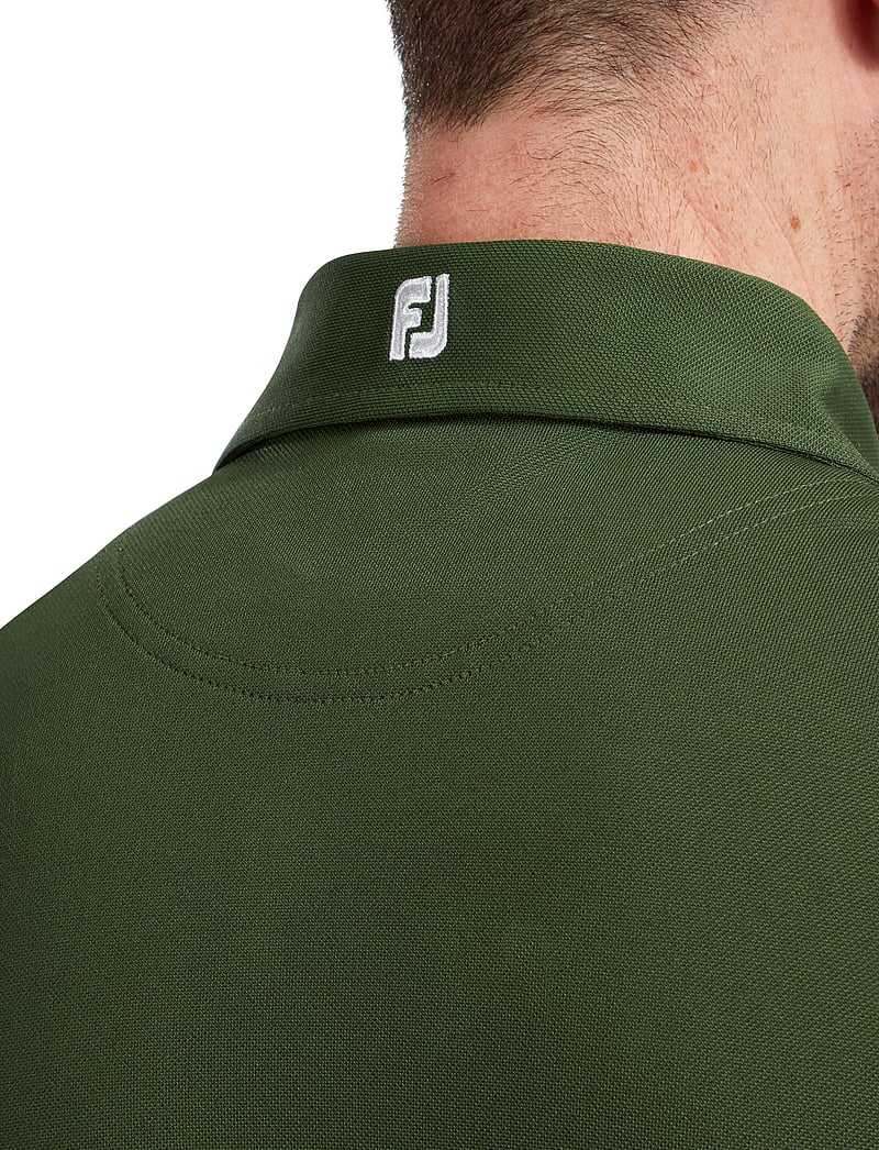 FootJoy - Stretch Pique Solid - oberteile & t-shirts - dark green - 4