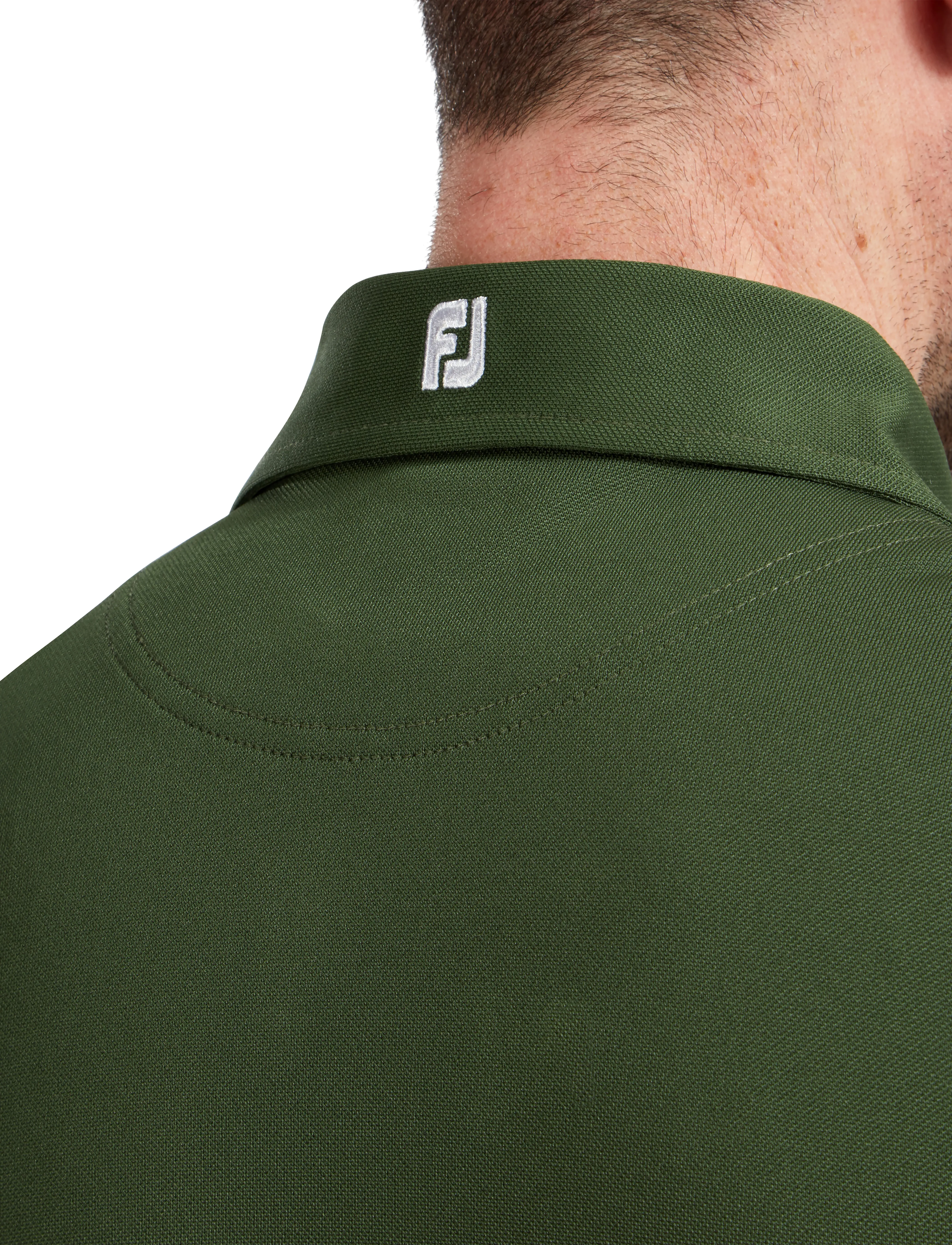 FootJoy - Stretch Pique Solid - oberteile & t-shirts - dark green - 4