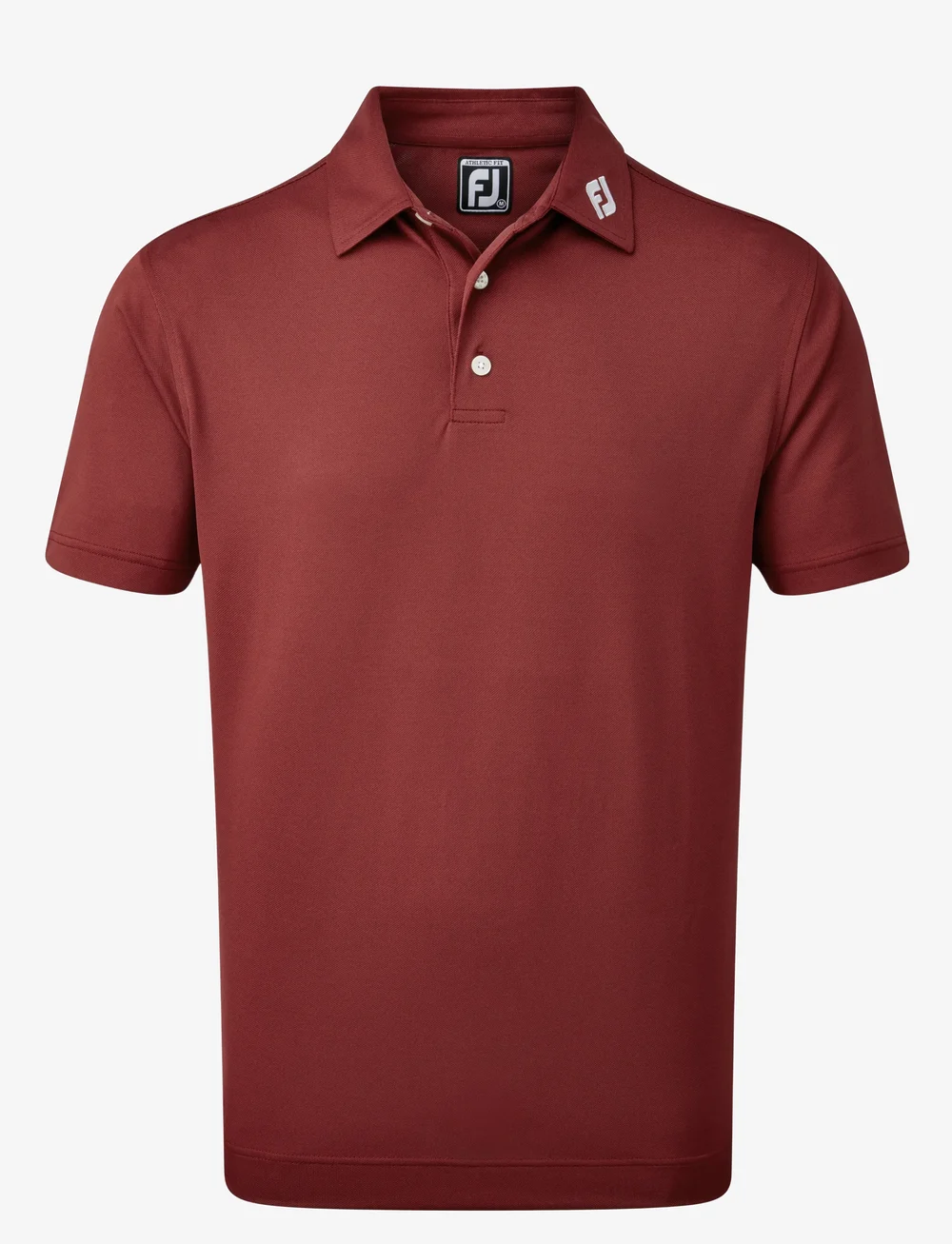 FootJoy - Stretch Pique Solid - polo's - burgundy - 1