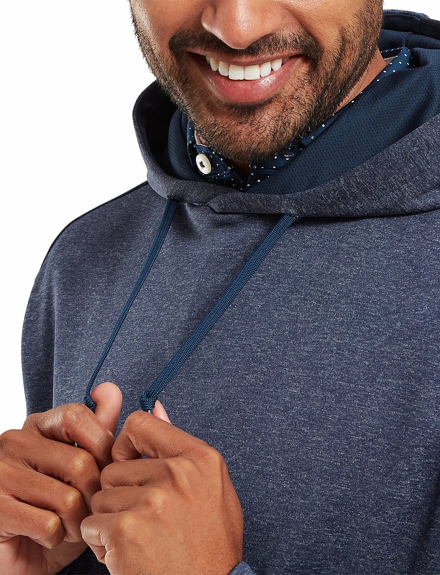 FootJoy - Lightweight Hoodie - alussärgid - heather navy - 4