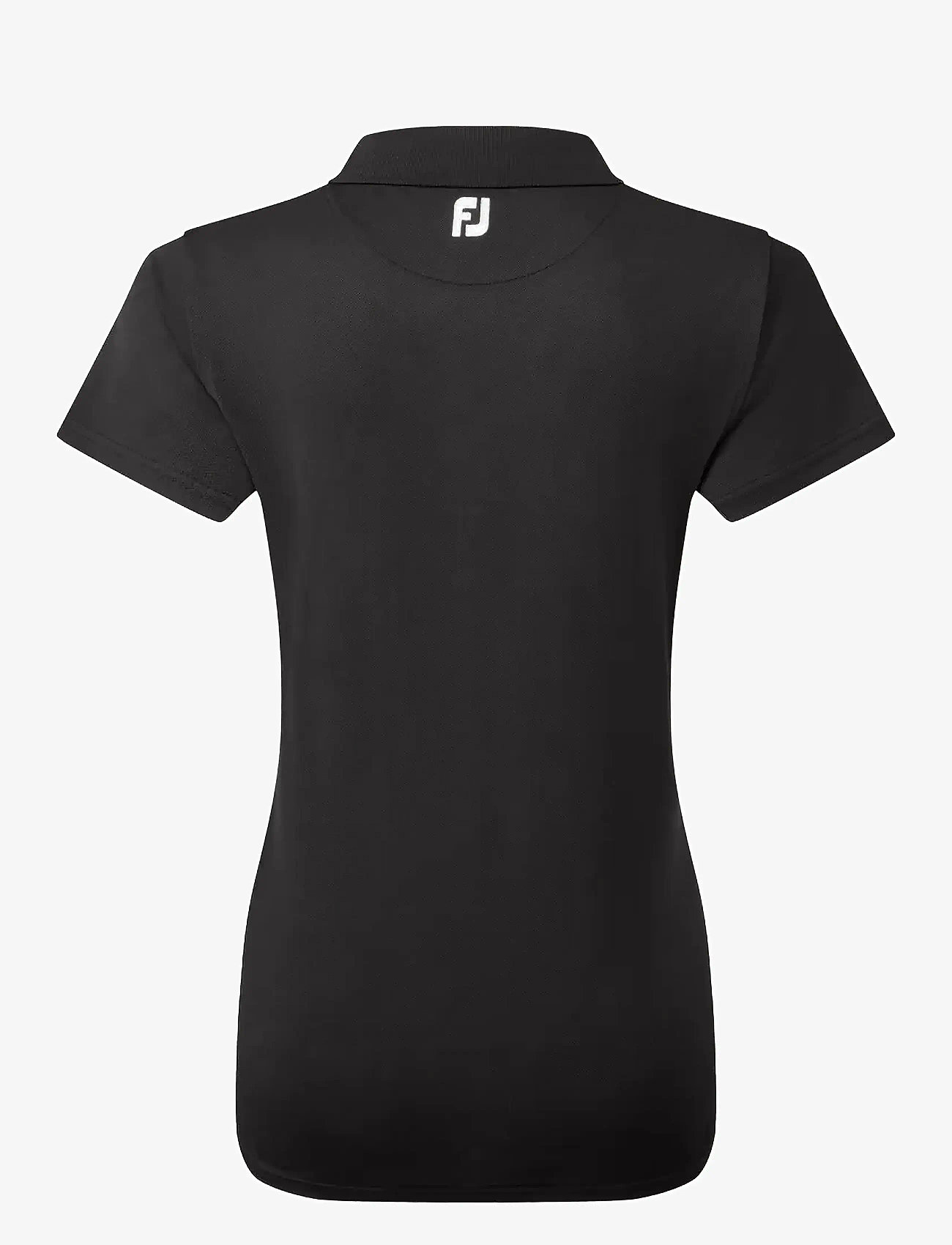 FootJoy - Stretch Pique Solid - t-särgid - black - 2
