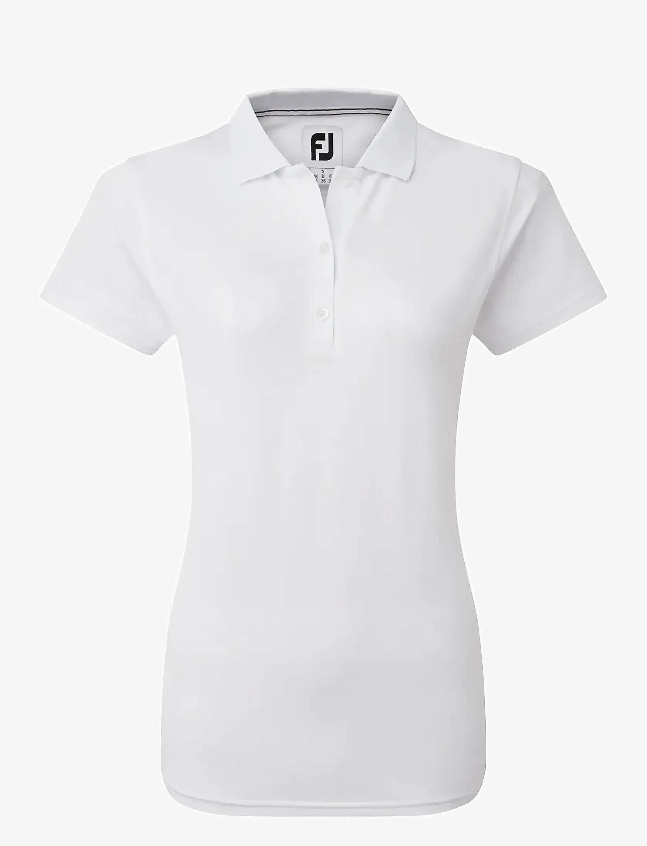 FootJoy - Stretch Pique Solid - t-shirts - white - 1