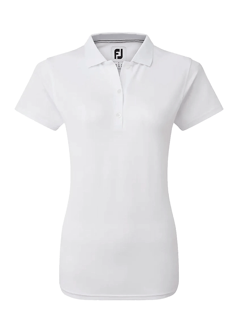 FootJoy - Stretch Pique Solid - t-shirts - white - 1