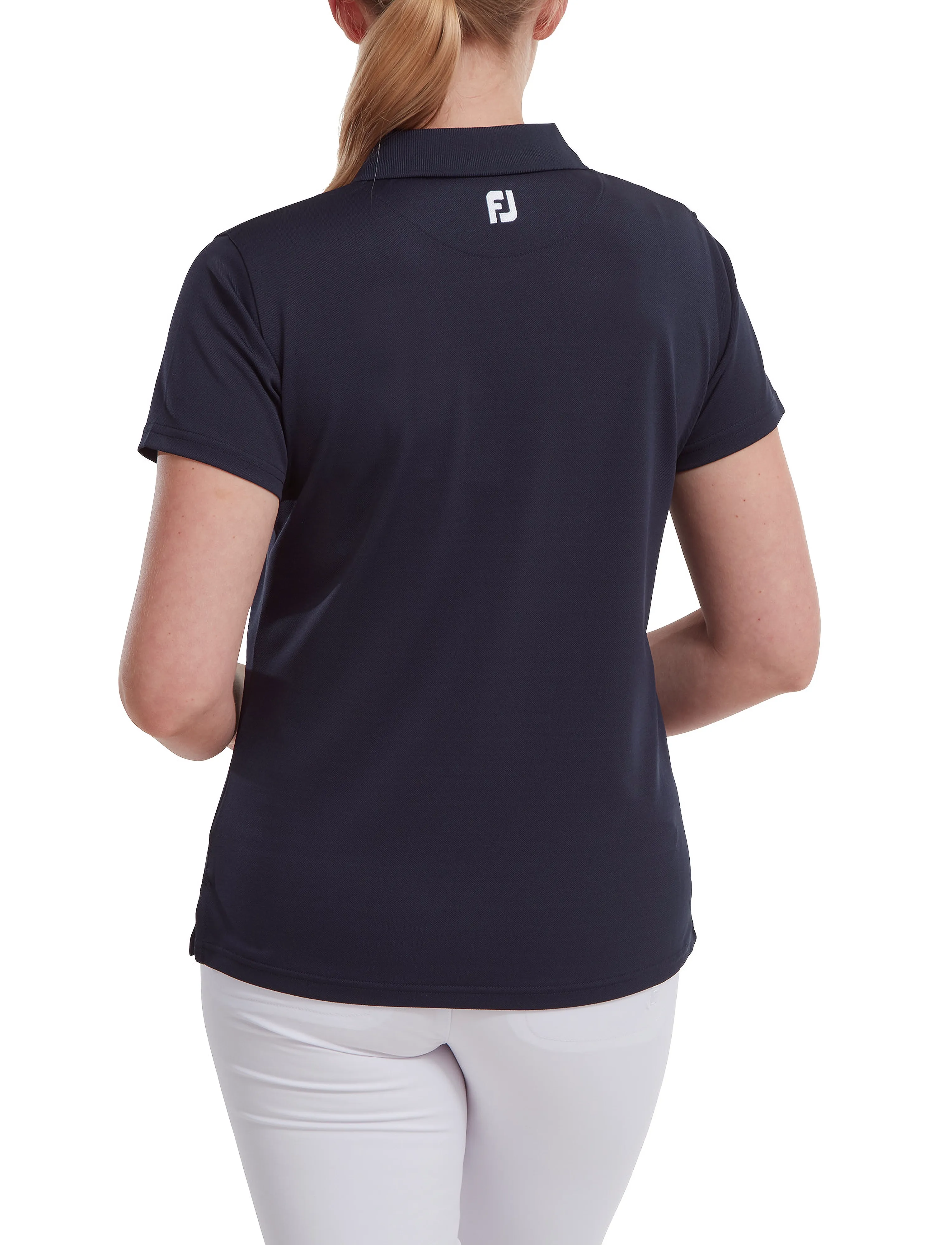 FootJoy - Stretch Pique Solid - oberteile & t-shirts - navy - 3