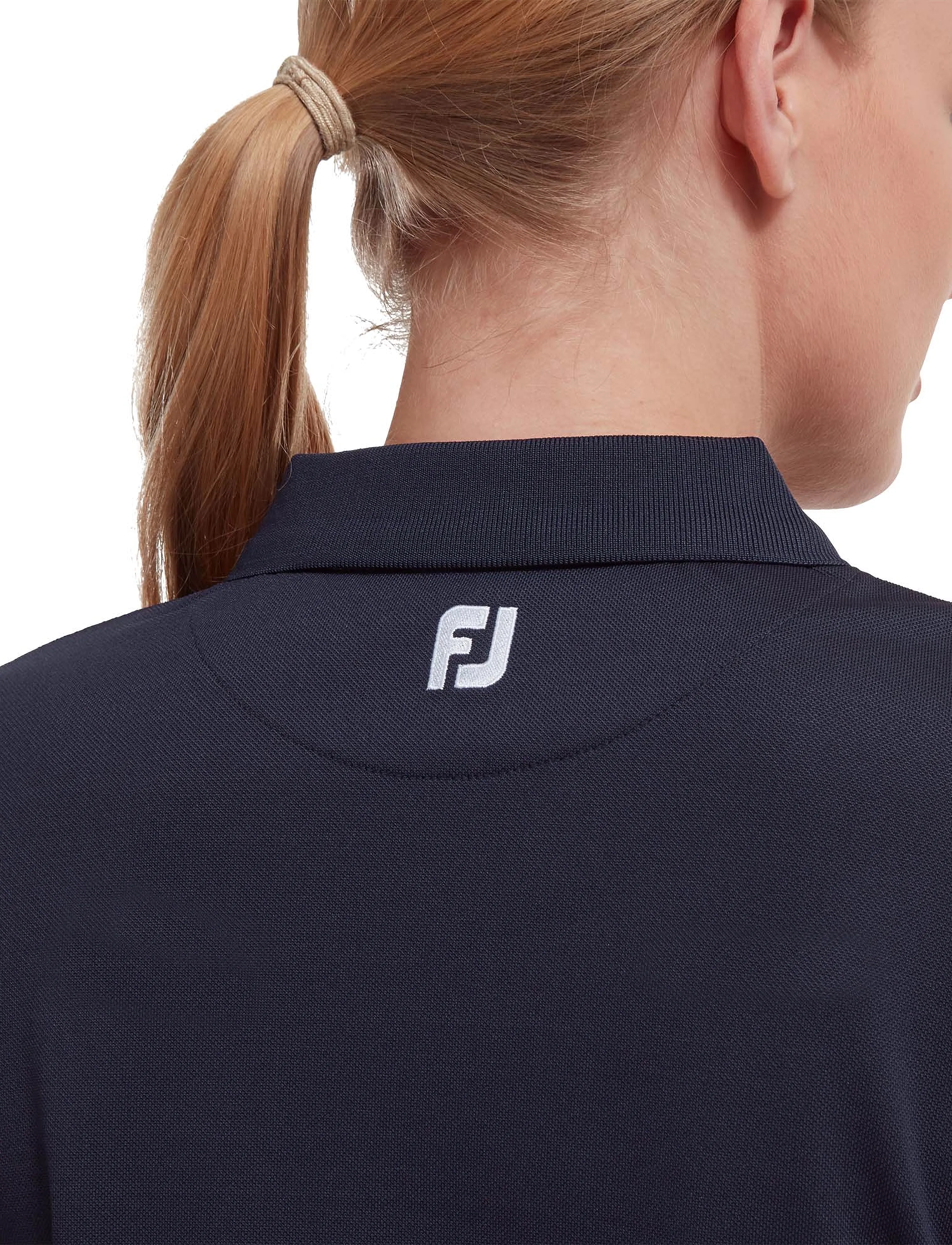 FootJoy - Stretch Pique Solid - oberteile & t-shirts - navy - 4